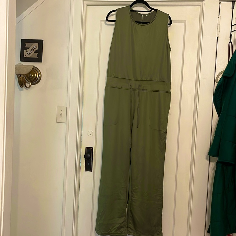 Olive Green Jumpsuit